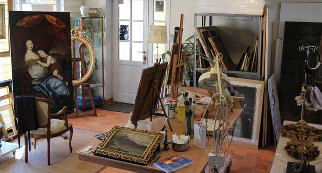 Restauration de tableaux Bretagne - Atelier ARCOART