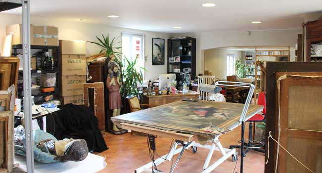 Restauration de tableaux Bretagne - Atelier ARCOART