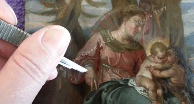 Restauration de tableaux Bretagne - Atelier ARCOART